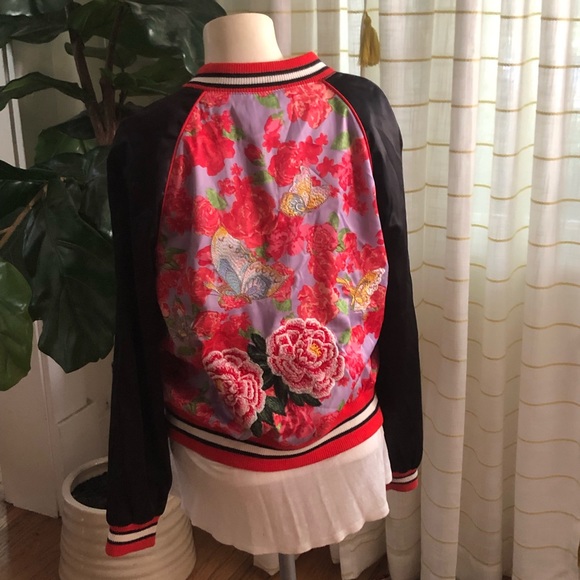 UO Silence and Noise Embroidered Track Jacket - Picture 3 of 6